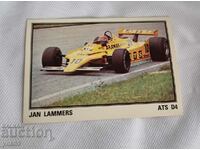 JAN LAMMERS Formula 1 Panini Sticker