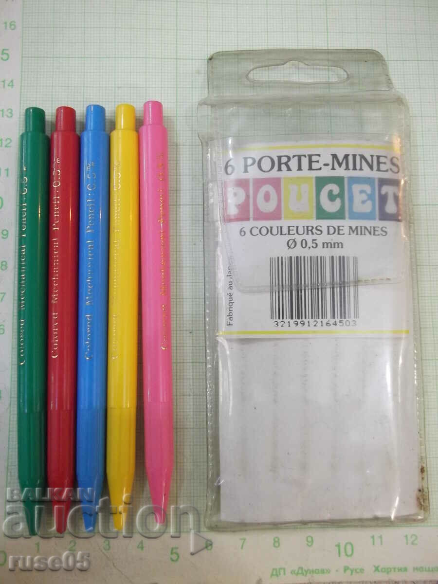 Auction Lot of 5 pcs. colored pyro crayons Auction Lot of 5 pcs. colored pyro crayons