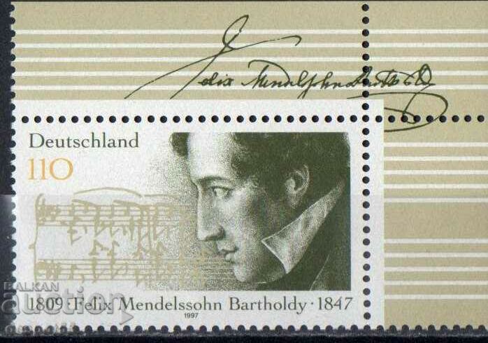 1997. Germania. Felix Mendelssohn Bartholdy, compozitor.