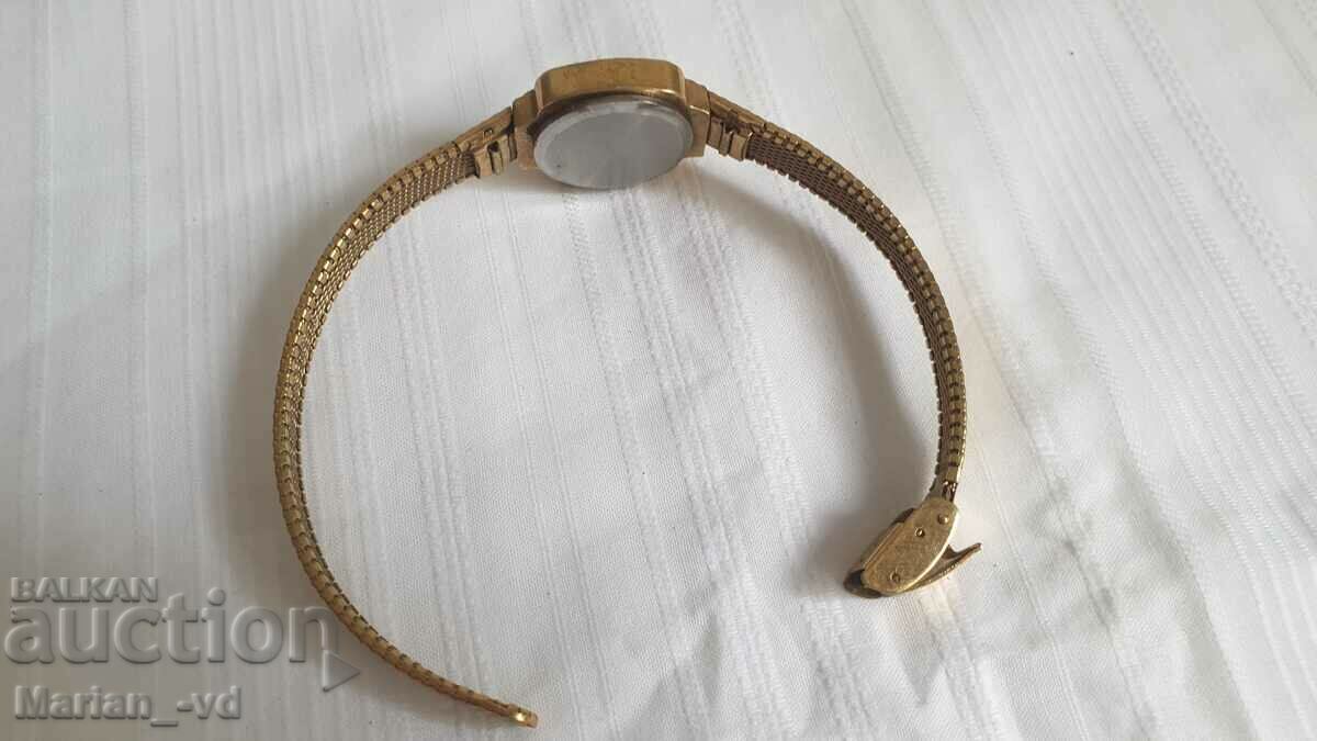 Auction  Women's gold-plated electronic watch