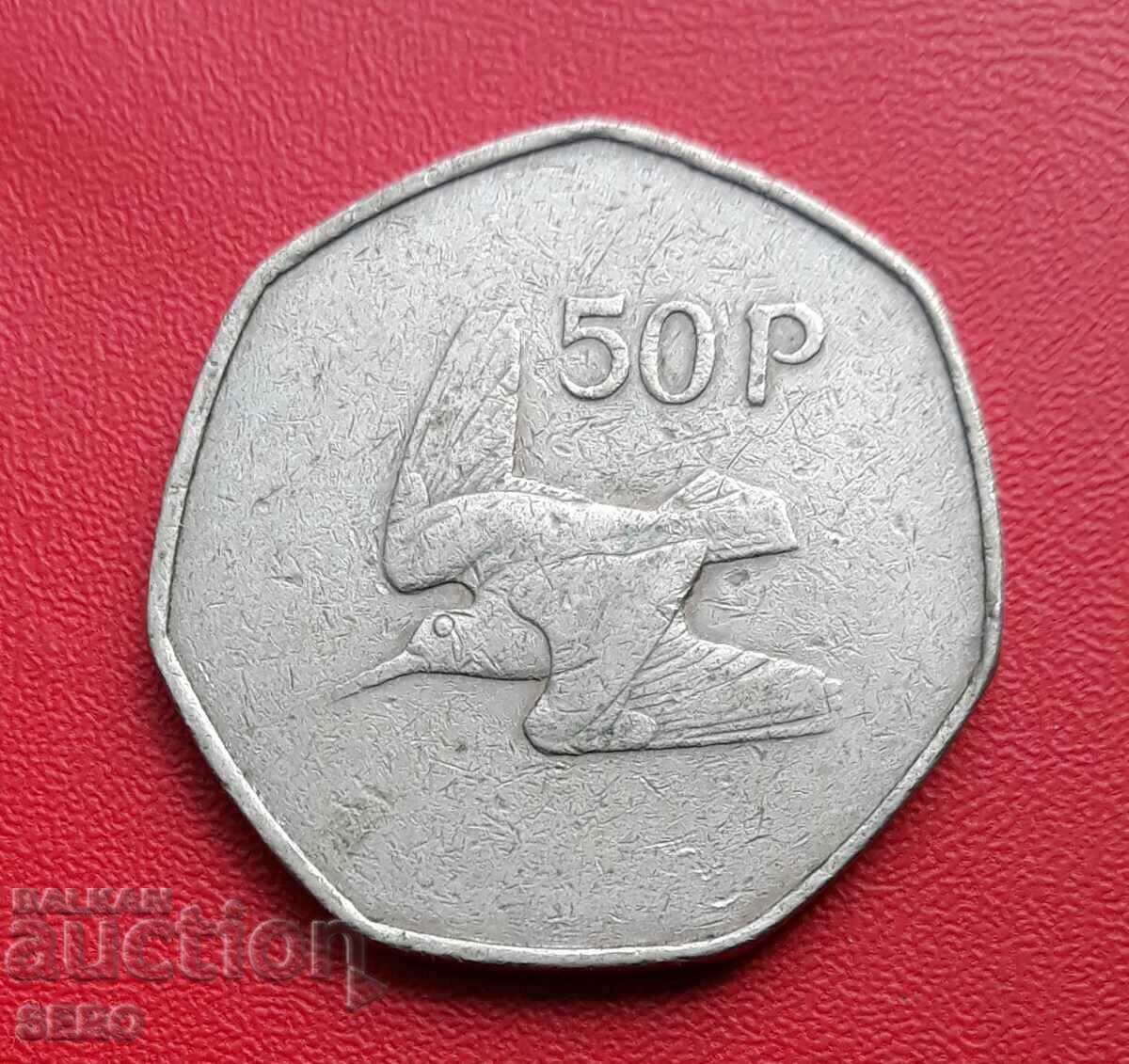 Irlanda - 50 pence 1970