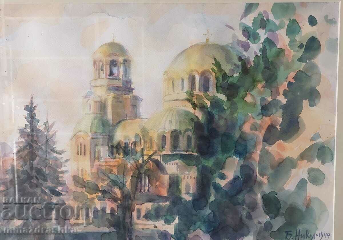 Бранко Николов, храм "Александър Невски"