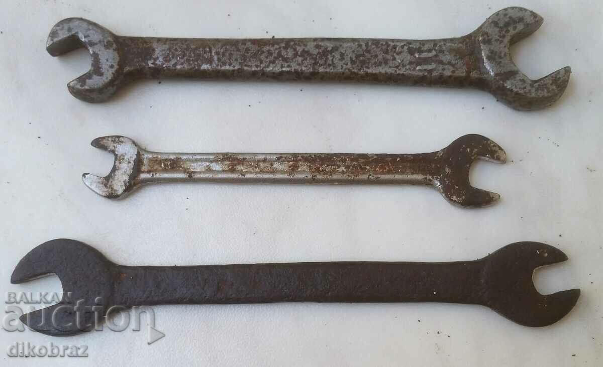 Three wrenches 6x7 10x11 - from a penny