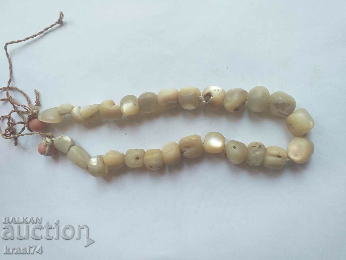 Old mother of pearl necklace