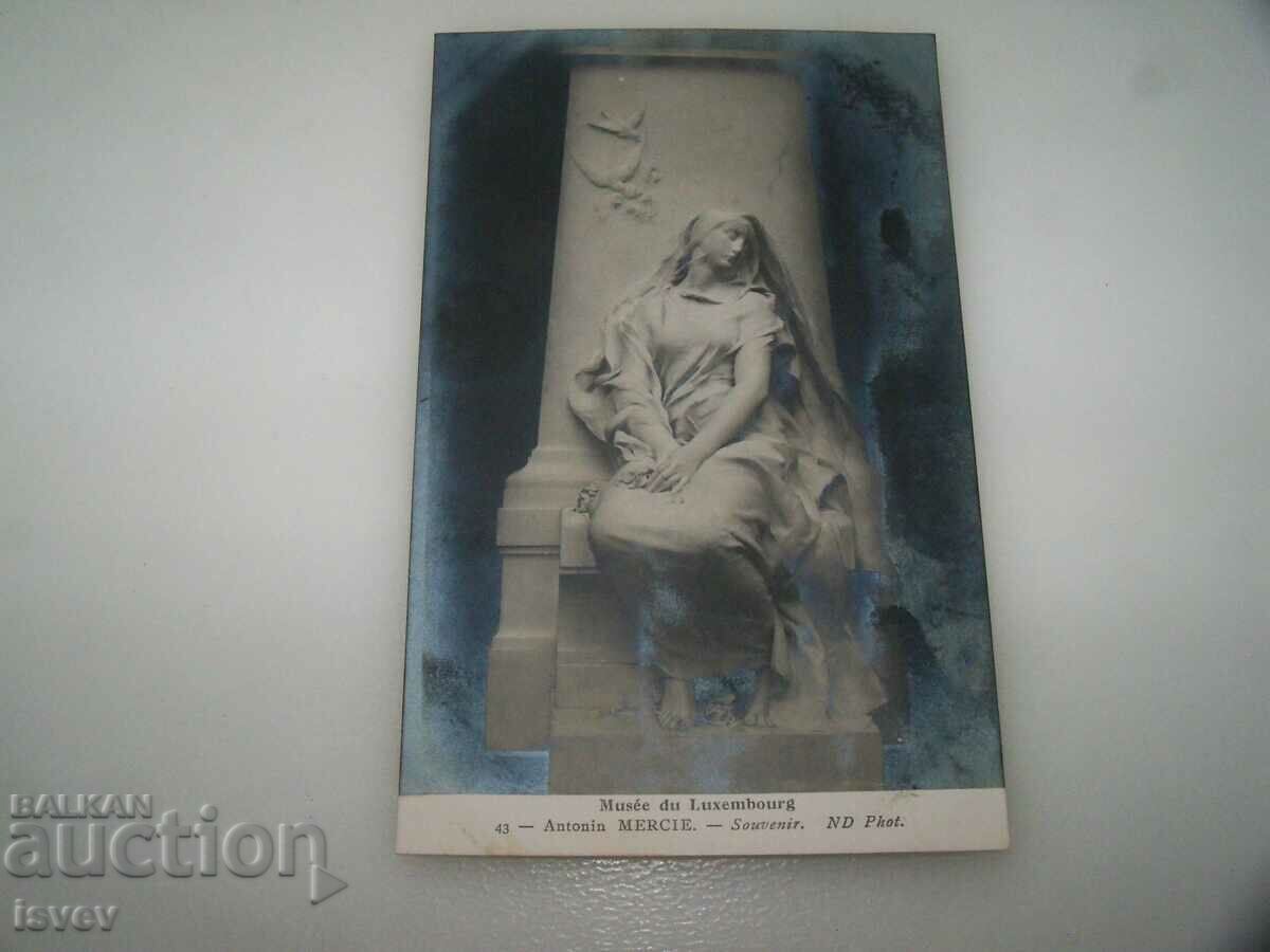 Auction  Three old postcards from the Luxembourg Art Museum