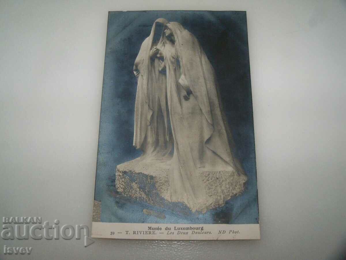 Three old postcards from the Luxembourg Art Museum - 5