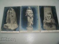 Три стари пощенски картички от музея в Люксембург изкуство