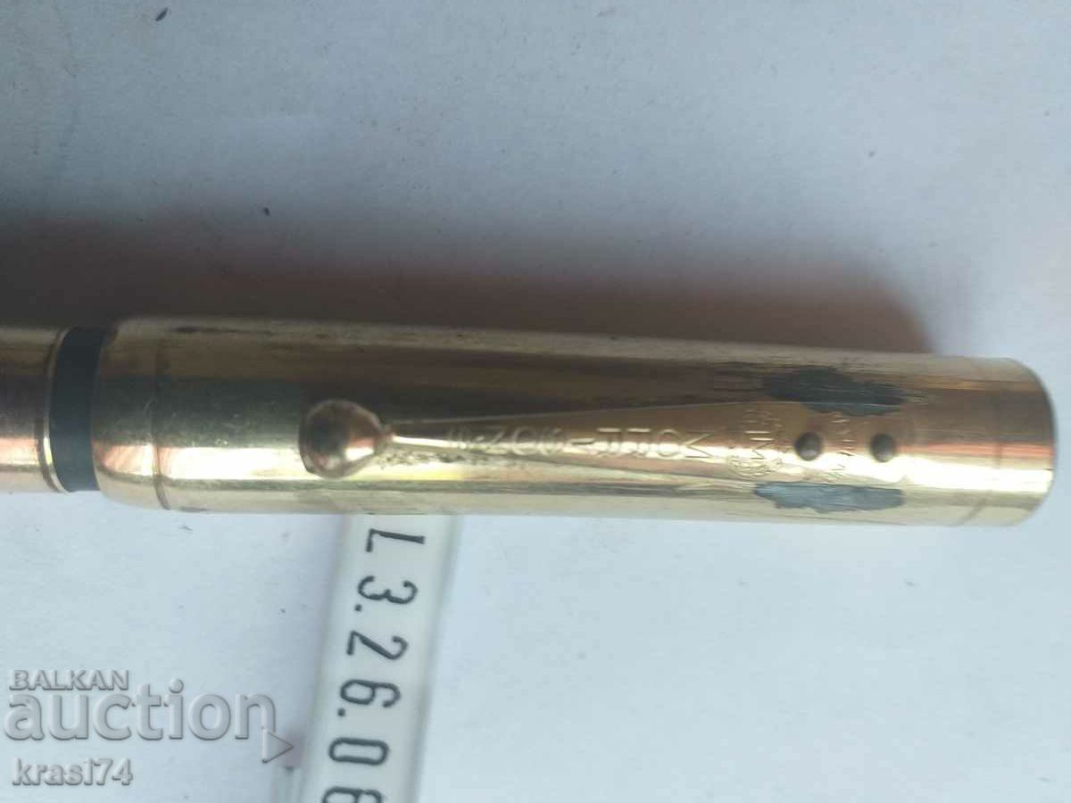 Παλιό επιχρυσωμένο στυλό με τιμή 90.00 BGN | € 46.02 Παλιό επιχρυσωμένο στυλό με τιμή 90.00 BGN | € 46.02