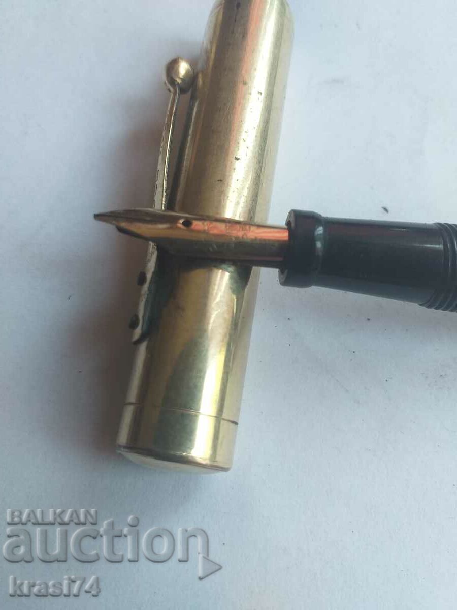 Παράδοση Παλιό επιχρυσωμένο στυλό Παράδοση Παλιό επιχρυσωμένο στυλό