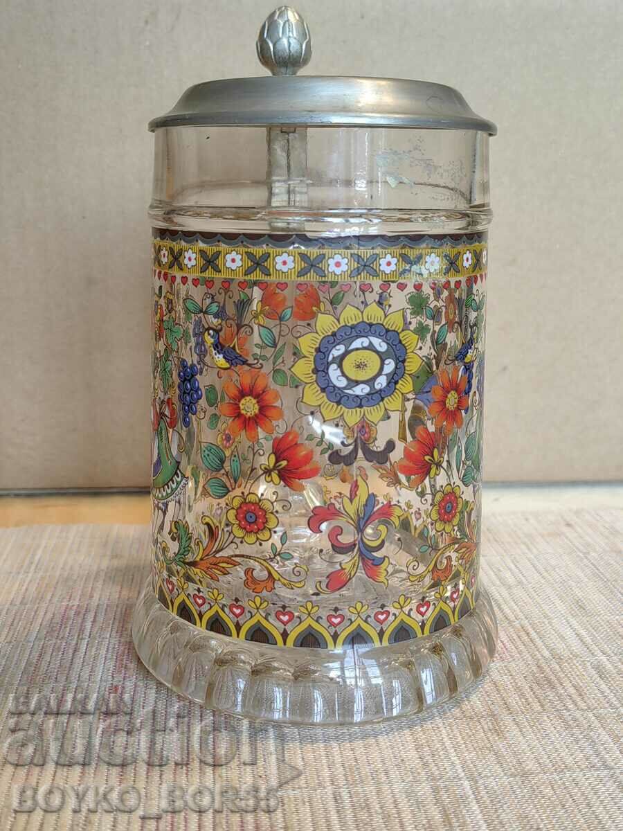 Original Old Glass Beer Mug BMF with price 35.00 BGN | € 17.90 Original Old Glass Beer Mug BMF with price 35.00 BGN | € 17.90