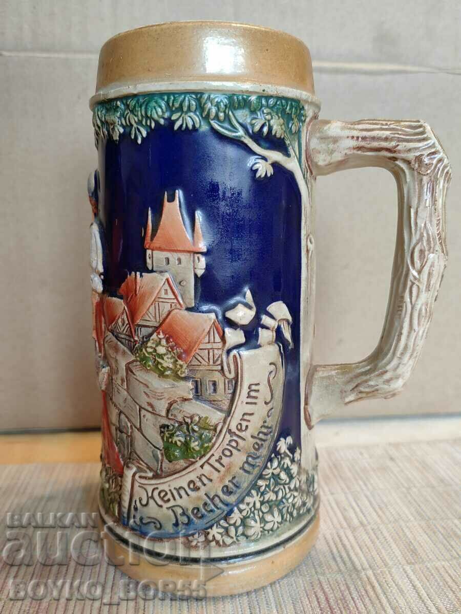 Original Stamped Old German Porcelain Mug