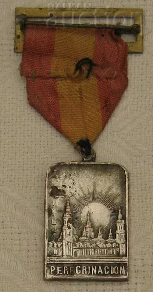 Auction SPANISH LADY OF PILAR PILGRIMAGE EUCHARISTIC MEDAL Auction SPANISH LADY OF PILAR PILGRIMAGE EUCHARISTIC MEDAL