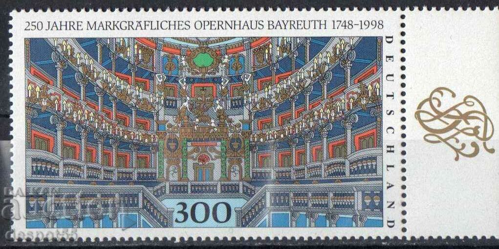 1998. Germania. Cea de-a 250-a aniversare a Operei din Bayreuth.