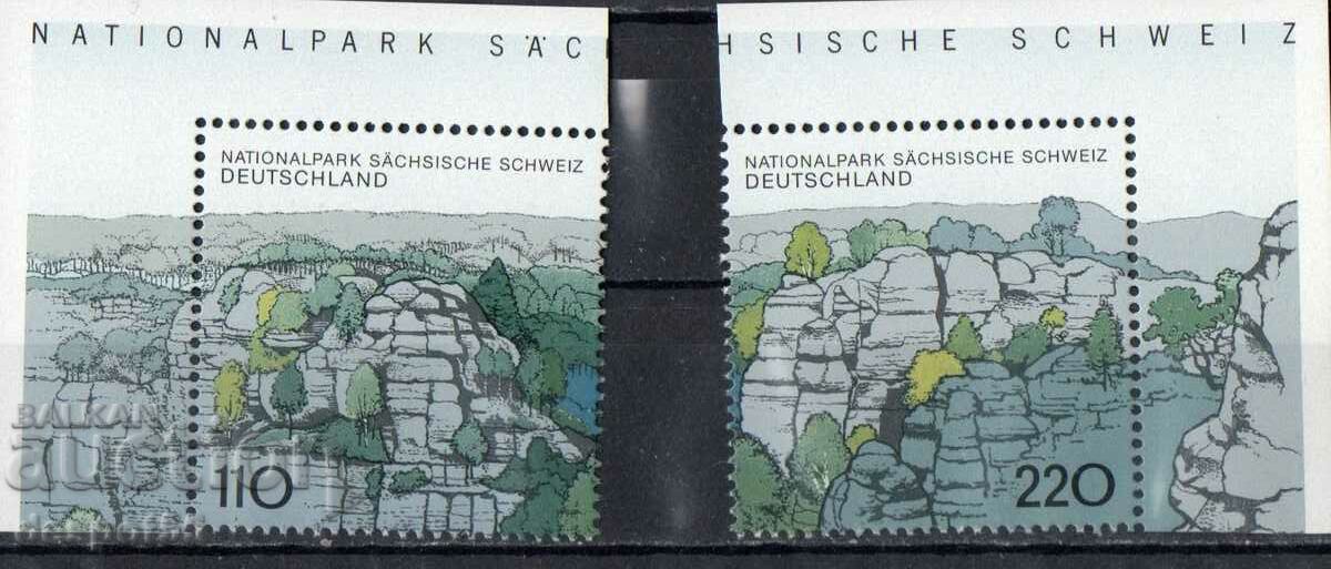 1998. Germany. Saxon Switzerland National Park + Block. with price 4.50 BGN | € 2.30 1998. Germany. Saxon Switzerland National Park + Block. with price 4.50 BGN | € 2.30