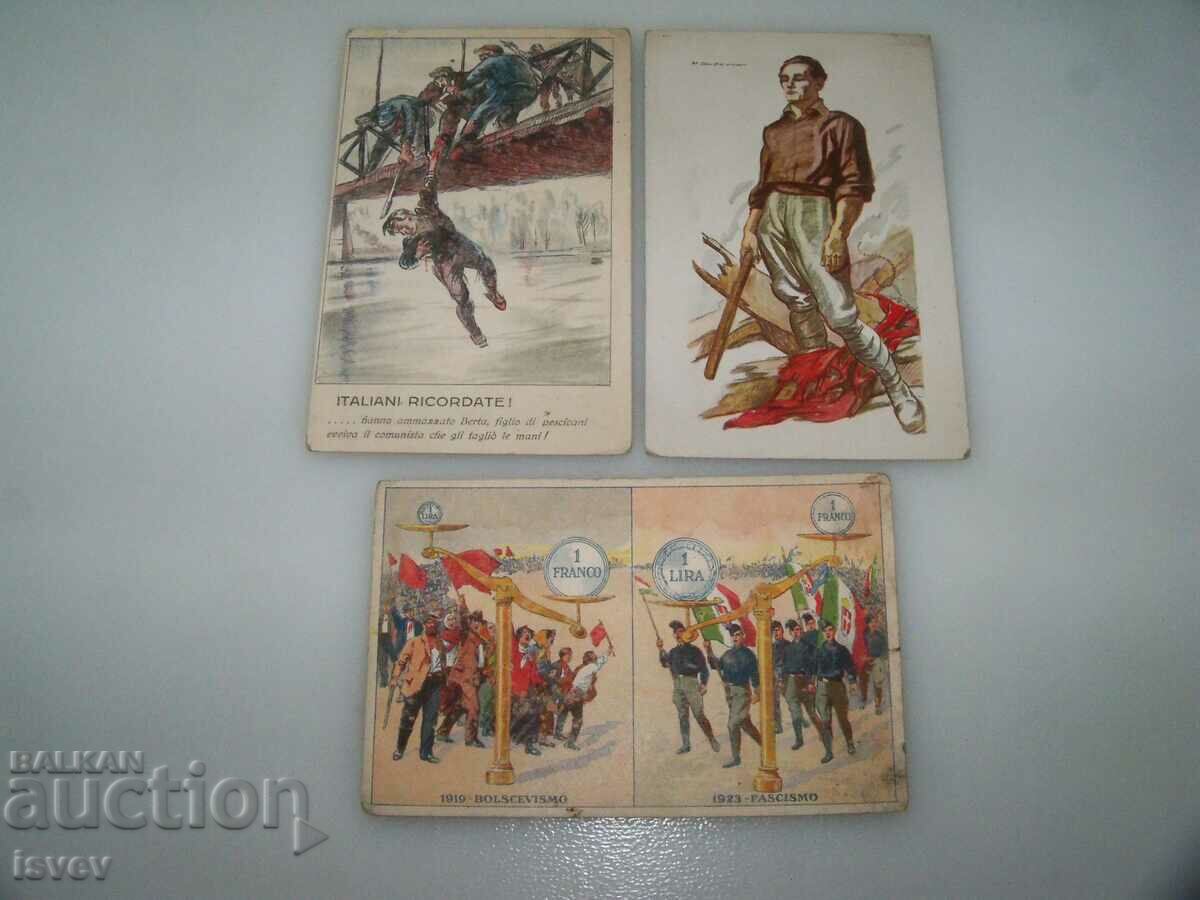 Postcards of the Italian Fascist Party 1924.