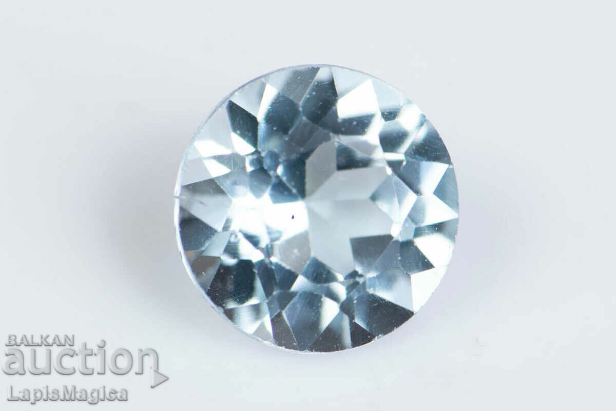 Μπλε Τοπάζι 0,52ct 5mm Στρογγυλό κόψιμο #8