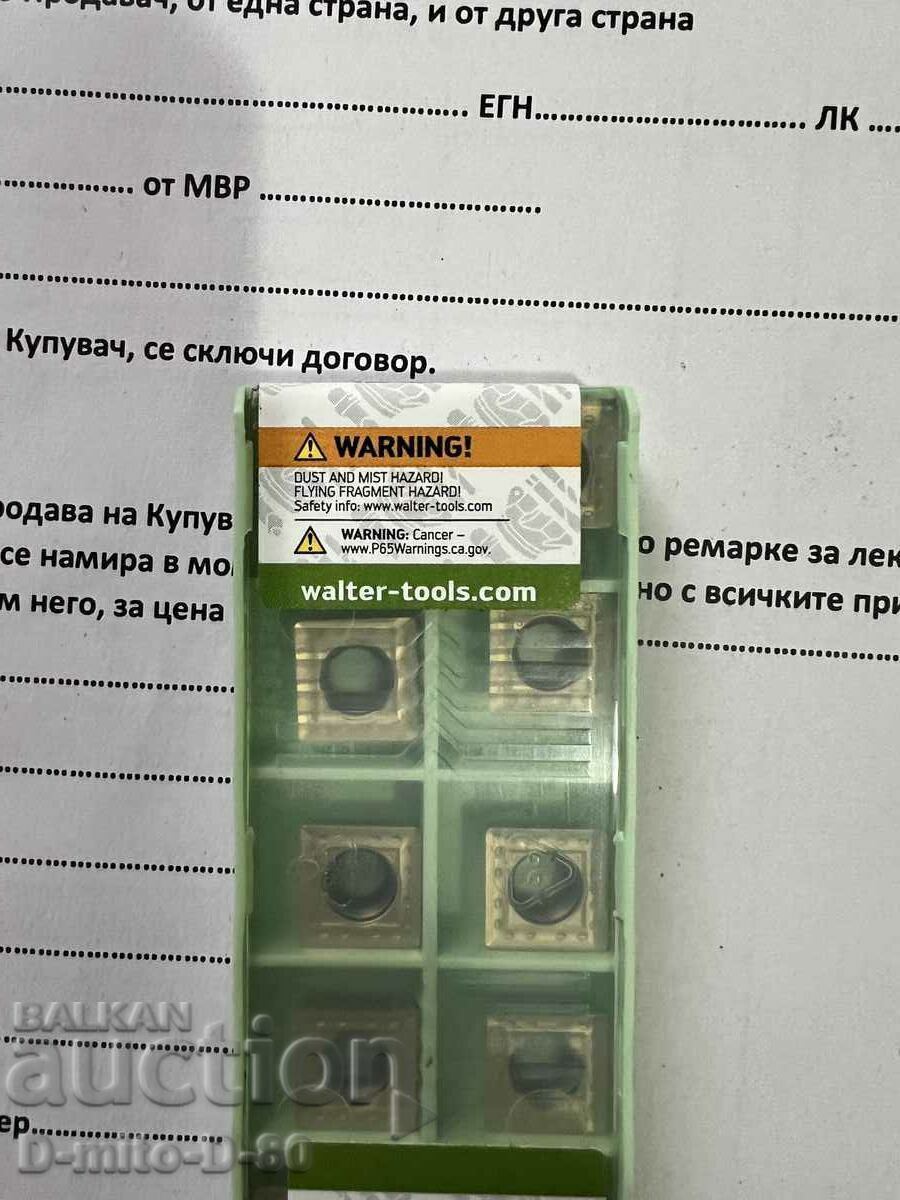 WALTER Carbide Inserts! with price 80.00 BGN | € 40.90 WALTER Carbide Inserts! with price 80.00 BGN | € 40.90
