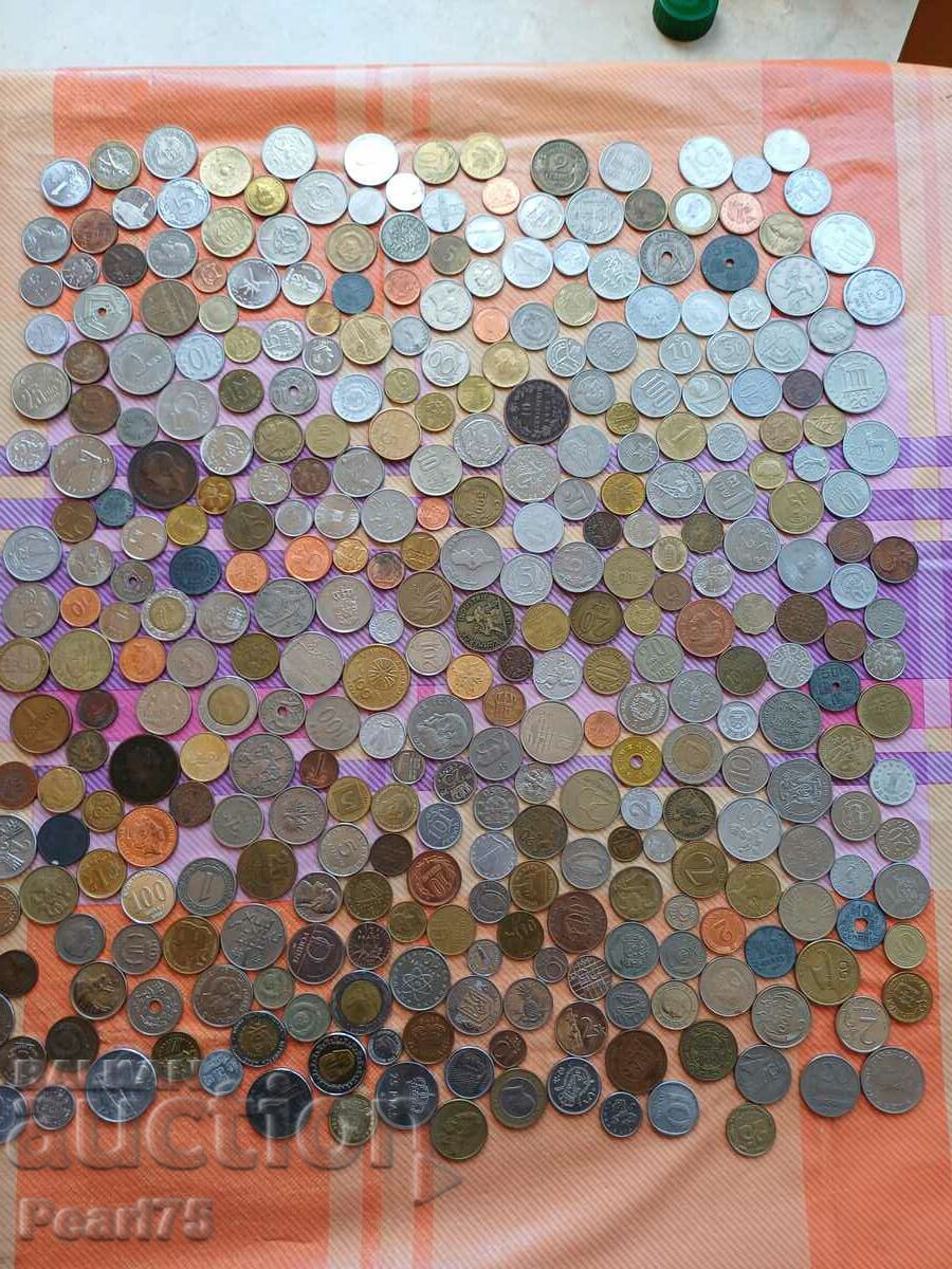 A unique lot of coins