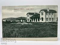 1915 Carte poștală Gabrovo Station View Litografia