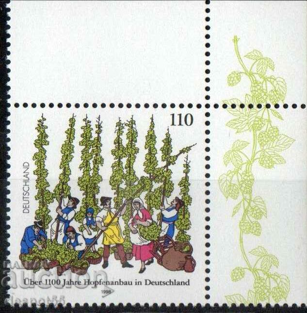 1998. Germany. 1100 years of hop cultivation in Germany.