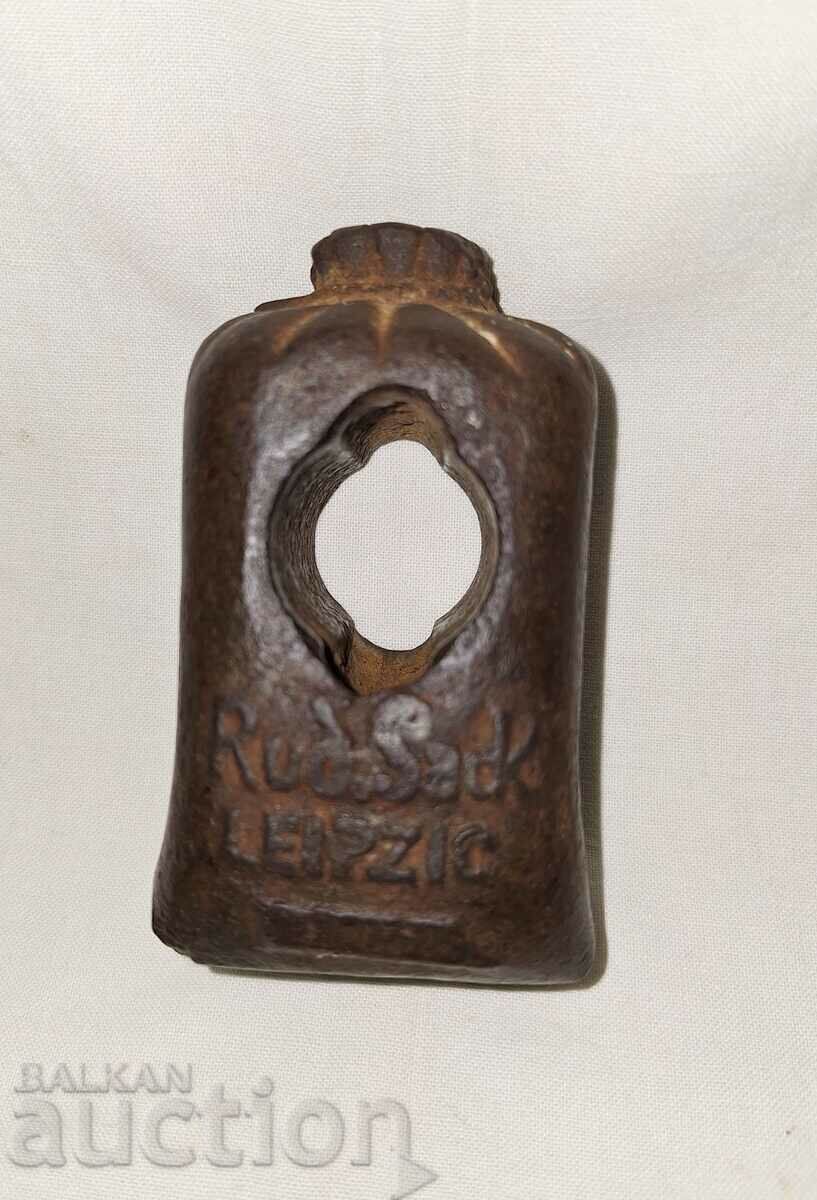 Auction Antique massive iron weight gauge tool--Leipzic Auction Antique massive iron weight gauge tool--Leipzic