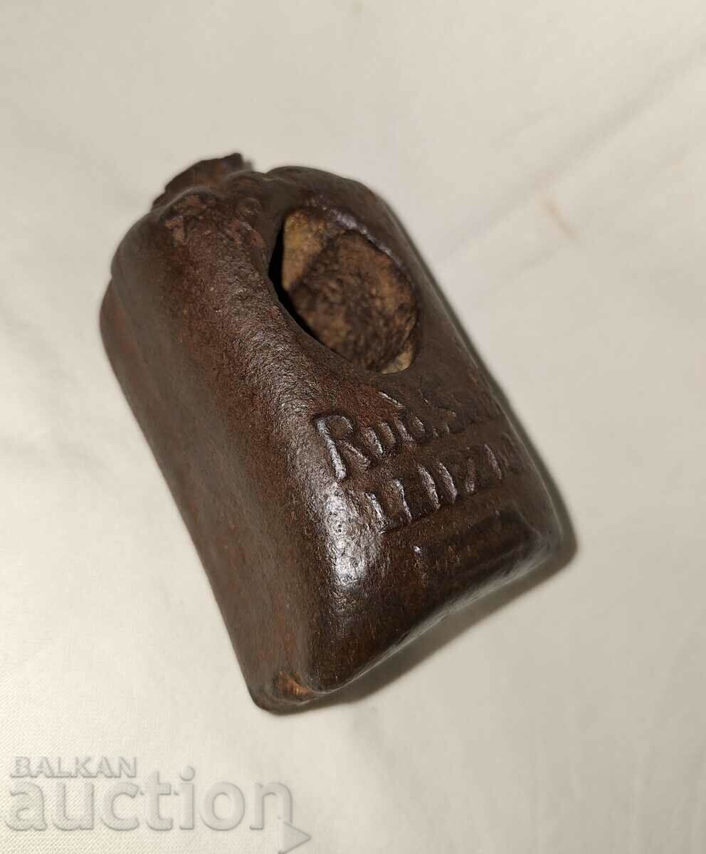 Antique massive iron weight gauge tool--Leipzic - 6 Antique massive iron weight gauge tool--Leipzic - 6