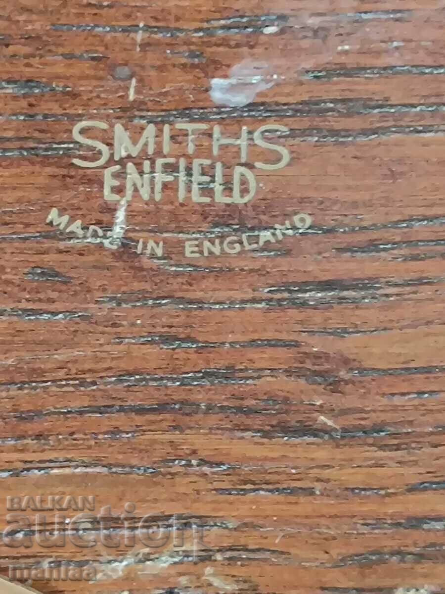 Old English Smits Enfield Mechanical Mantel Clock - 6 Old English Smits Enfield Mechanical Mantel Clock - 6