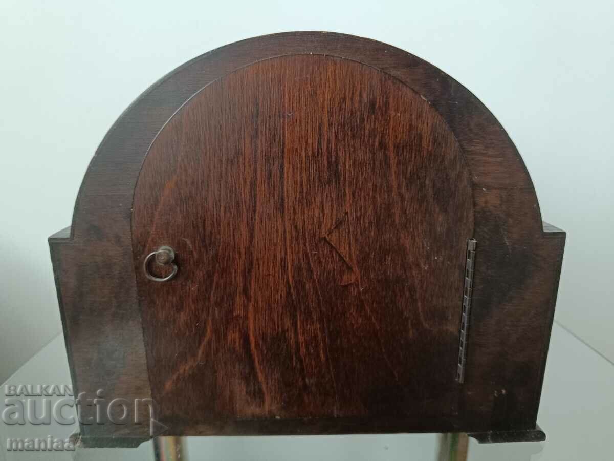 Old English Smits Enfield Mechanical Mantel Clock - 7 Old English Smits Enfield Mechanical Mantel Clock - 7