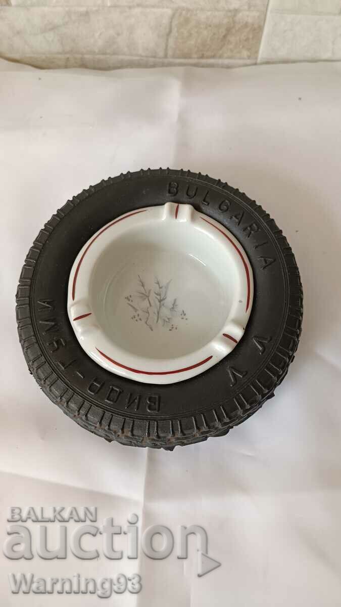 Old porcelain ashtray - VIDA GUMI - Kosta Yordanov - Vidin - 5