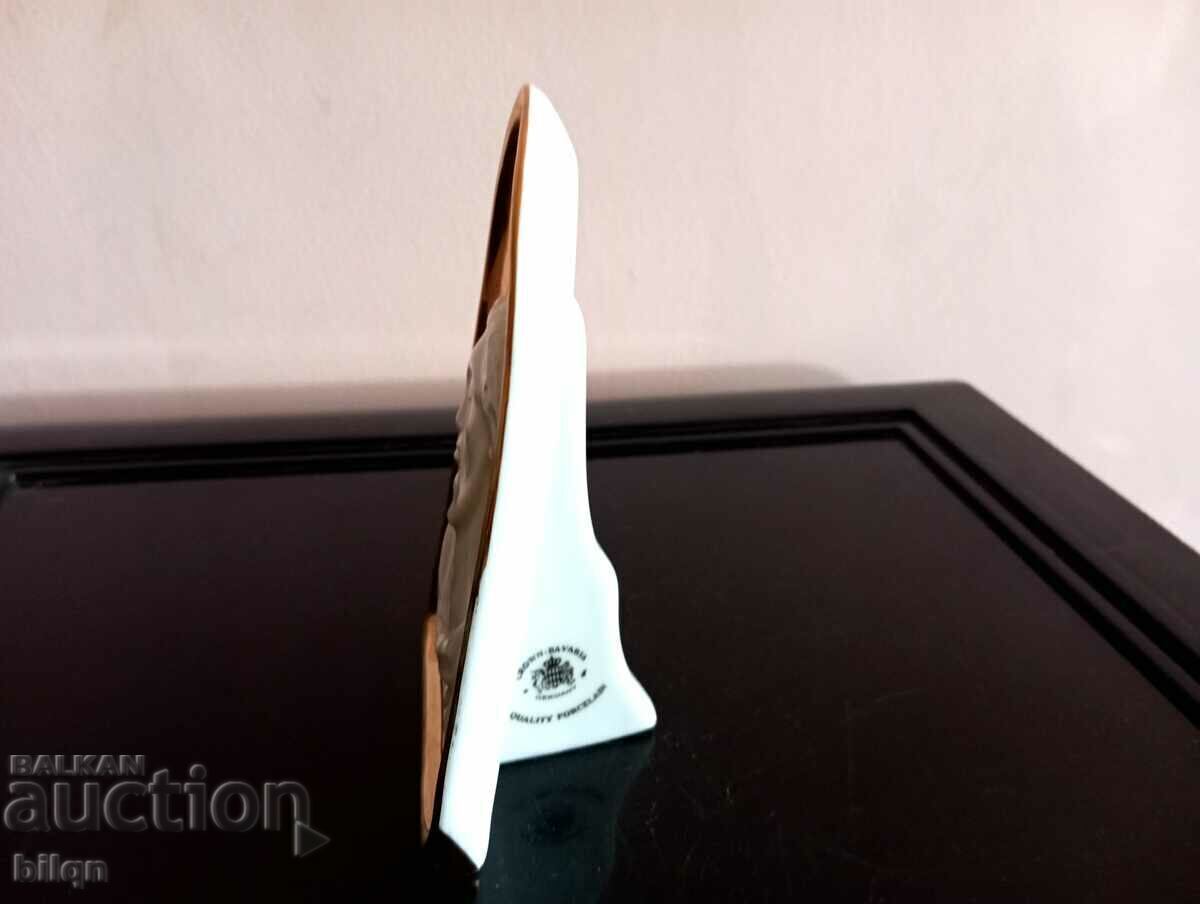 Δημοπρασία Μεγάλη γερμανική πορσελάνη εικονίδιο με επίχρυσο