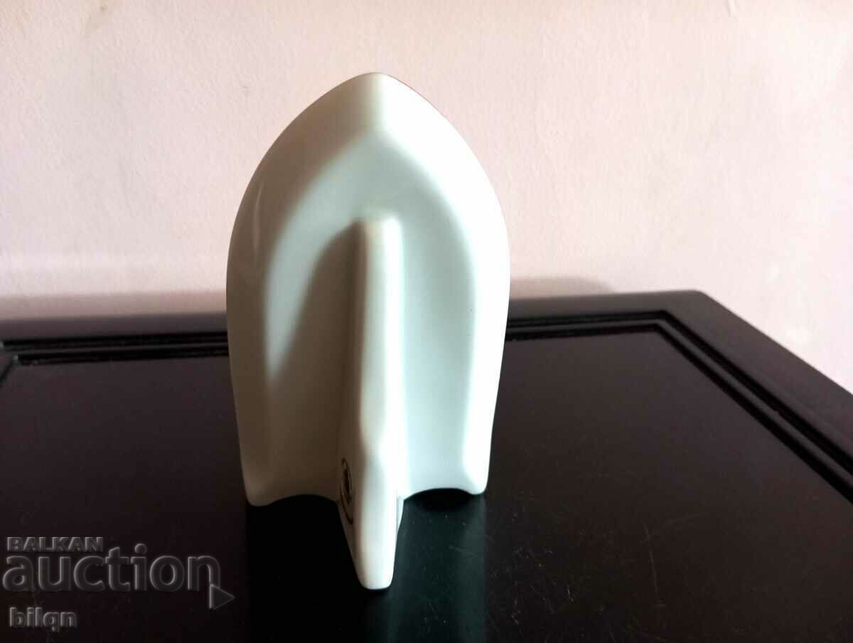 Mare icoană germană din porțelan cu auriu - 5 Mare icoană germană din porțelan cu auriu - 5