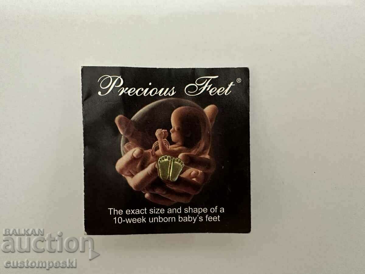 Precious Feet Brooch