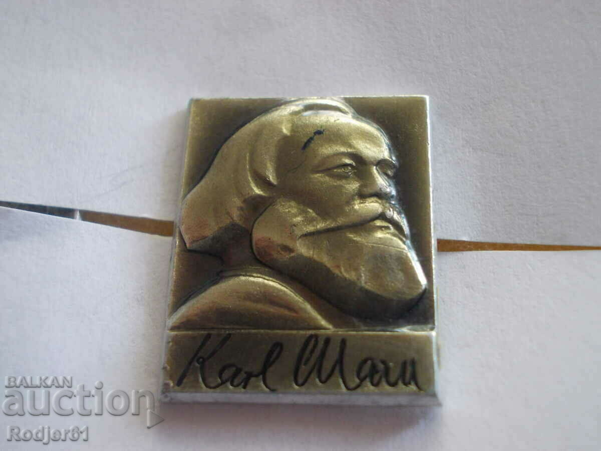 Auction badges - personalities Karl Marx Auction badges - personalities Karl Marx