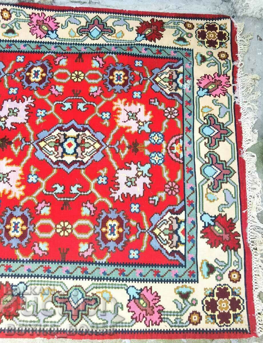 Delivery of Original Old Chiprovski Kotlenski Kilim Dimensions 4.5 sq. Delivery of Original Old Chiprovski Kotlenski Kilim Dimensions 4.5 sq.