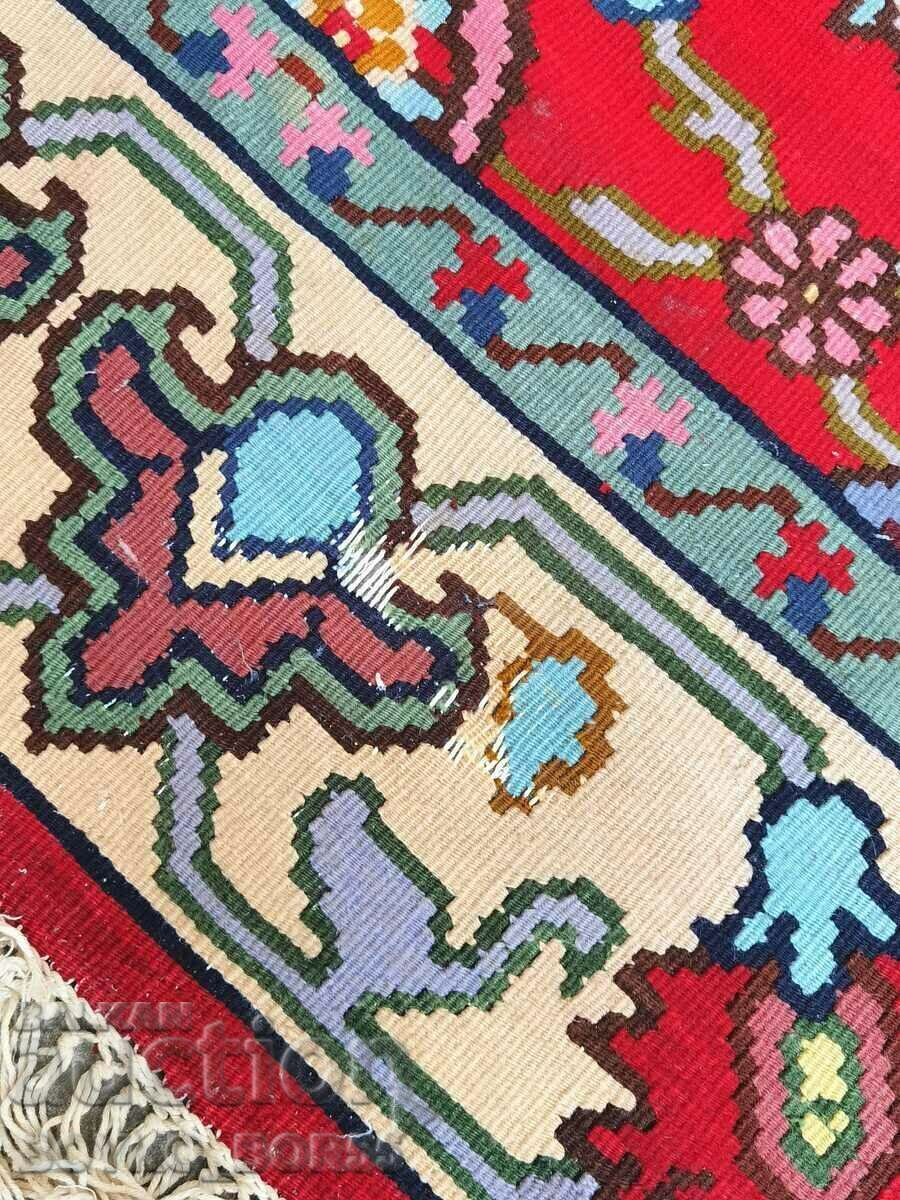 Original Old Chiprovski Kotlenski Kilim Dimensions 4.5 sq. - 7 Original Old Chiprovski Kotlenski Kilim Dimensions 4.5 sq. - 7