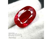 BZC! 3.25 ct natural ruby oval cert.GGL of 1 st.