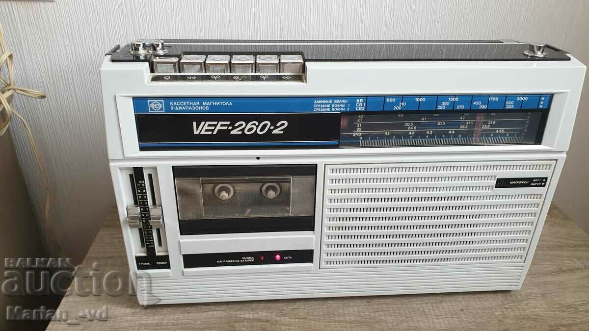 Radio cassette player VEF