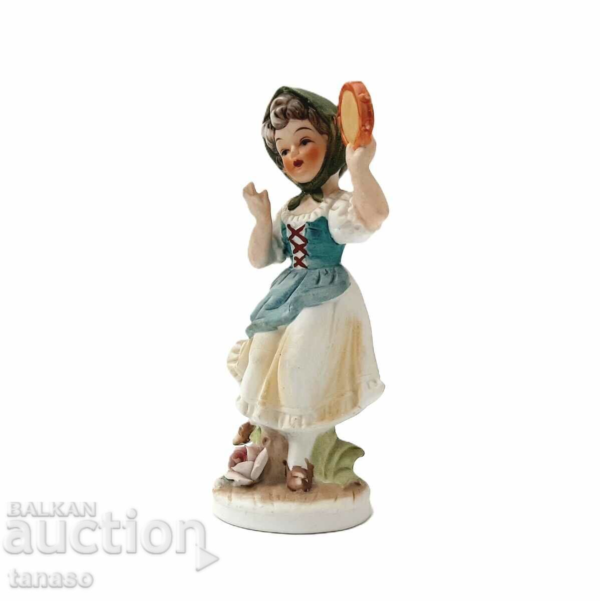 Figurină antică din porțelan a unei dansatoare (4,2) - 5 Figurină antică din porțelan a unei dansatoare (4,2) - 5