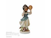 Старинна порцеланова фигурка на танцуващо момиче(4.2)