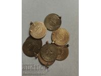 Coins for jewelry 9 pieces
