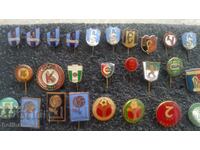 Bulgarian football badges lot