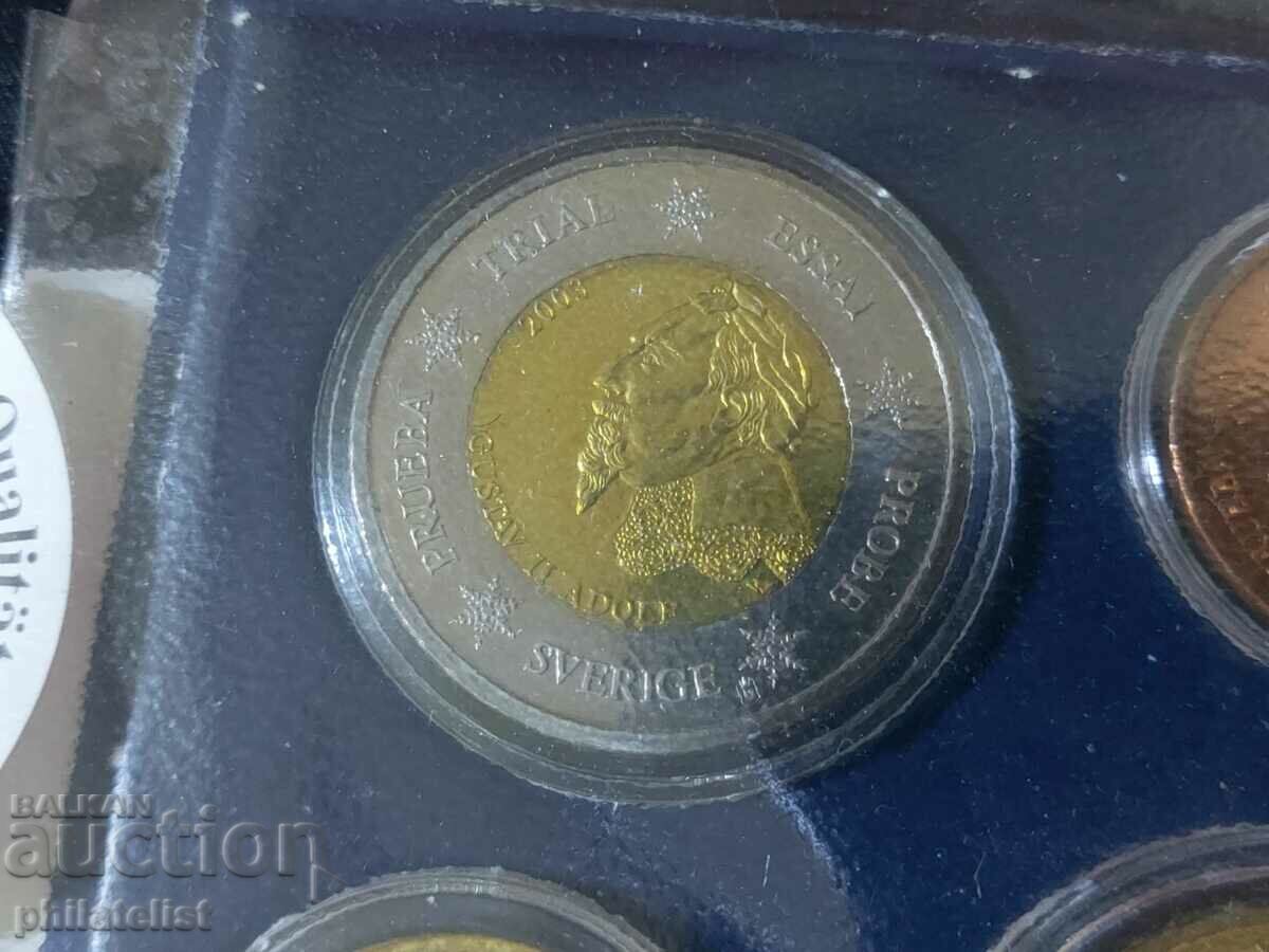 Auction  Trial Euro Set - Sweden 2003, 8 coins