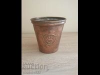 Old copper bowl handmade!