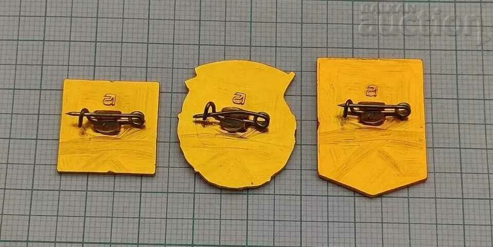 KIROV TIRE FACTORY USSR LOGO LOT 3 NUMBER OF BADGES with price 10.00 BGN | € 5.11 KIROV TIRE FACTORY USSR LOGO LOT 3 NUMBER OF BADGES with price 10.00 BGN | € 5.11