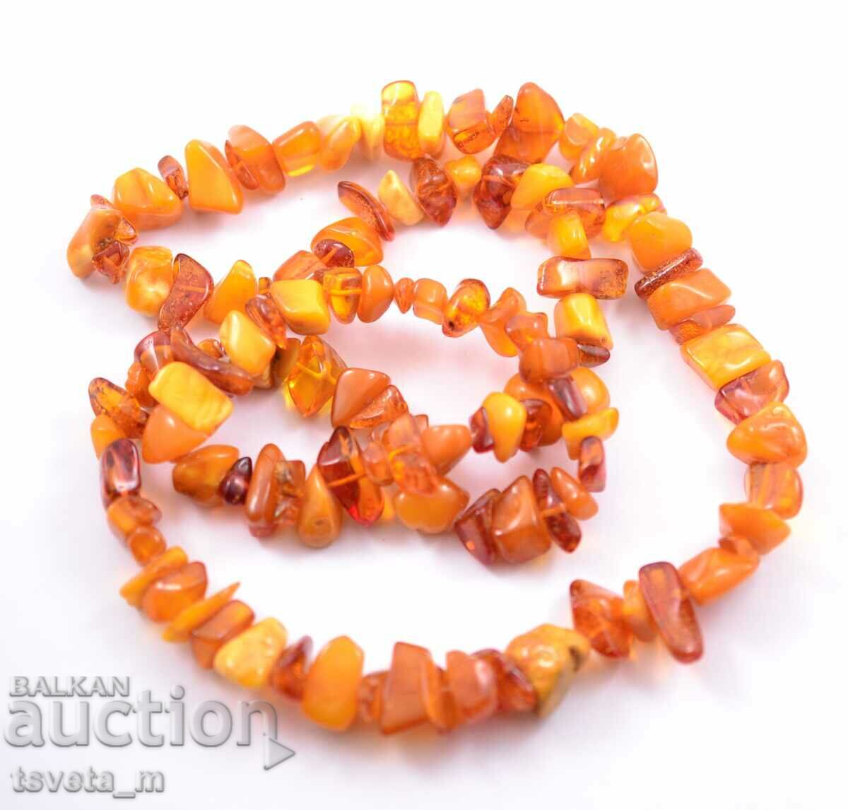 Auction Gerdan, amber necklace 51.3 g. Auction Gerdan, amber necklace 51.3 g.