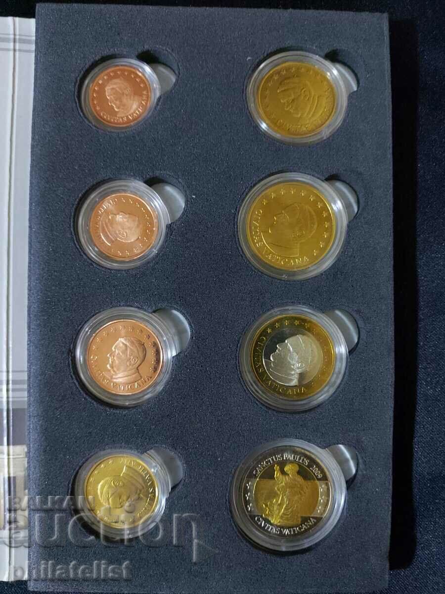 Trial Euro Set - Vatican 2009 II, 8 coins with price 25.00 BGN | € 12.78 Trial Euro Set - Vatican 2009 II, 8 coins with price 25.00 BGN | € 12.78