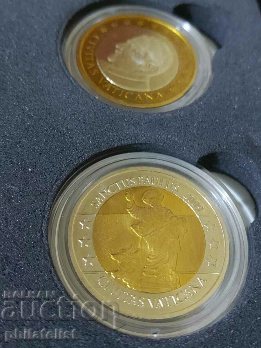 Auction Trial Euro Set - Vatican 2009 II, 8 coins Auction Trial Euro Set - Vatican 2009 II, 8 coins