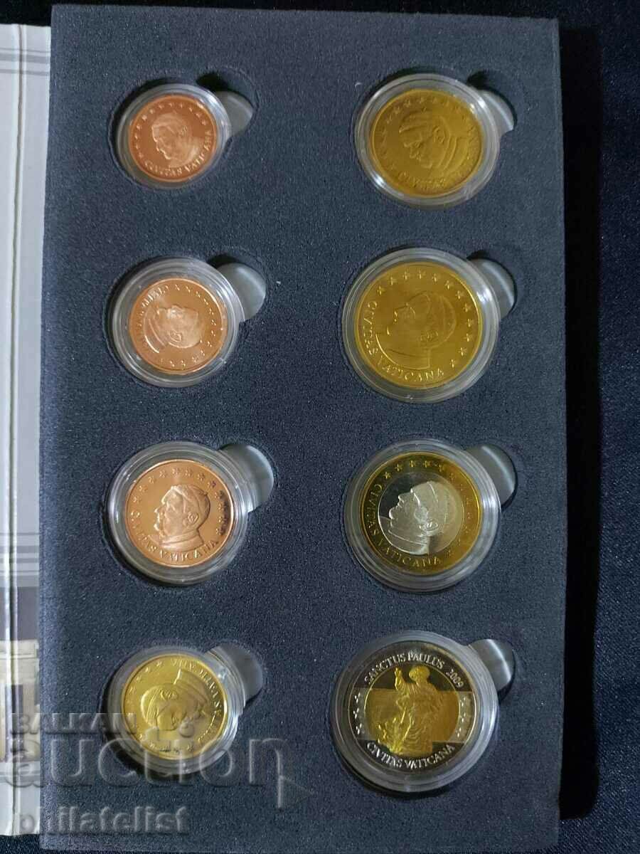 Trial Euro Set - Vatican 2009 II, 8 coins with price 25.00 BGN | € 12.78