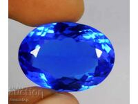 BZC! 33.80 ct natural tanzanite oval cert.OMGTL from 1st!