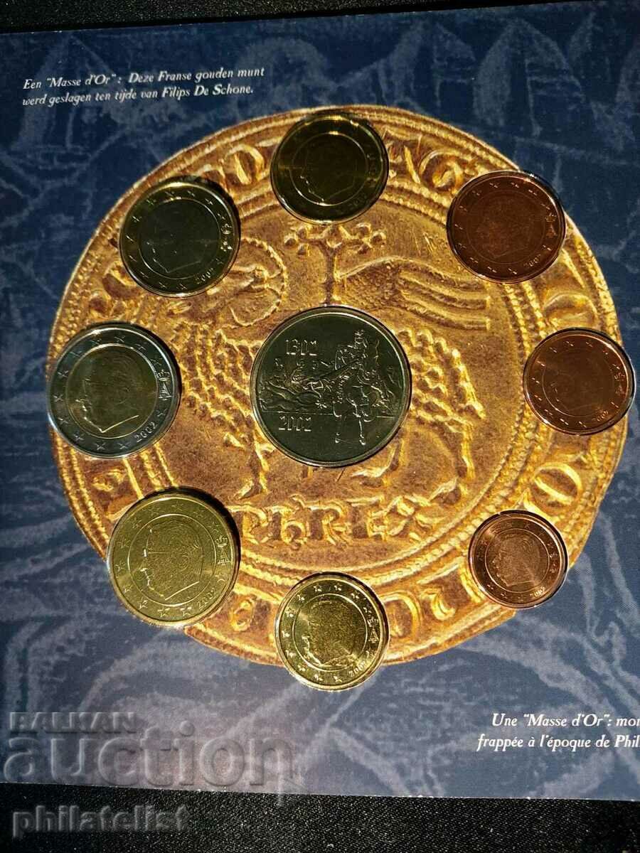 Belgium 2002 - Complete Bank Euro Set + BU 2002 Medal with price 49.00 BGN | € 25.05 Belgium 2002 - Complete Bank Euro Set + BU 2002 Medal with price 49.00 BGN | € 25.05